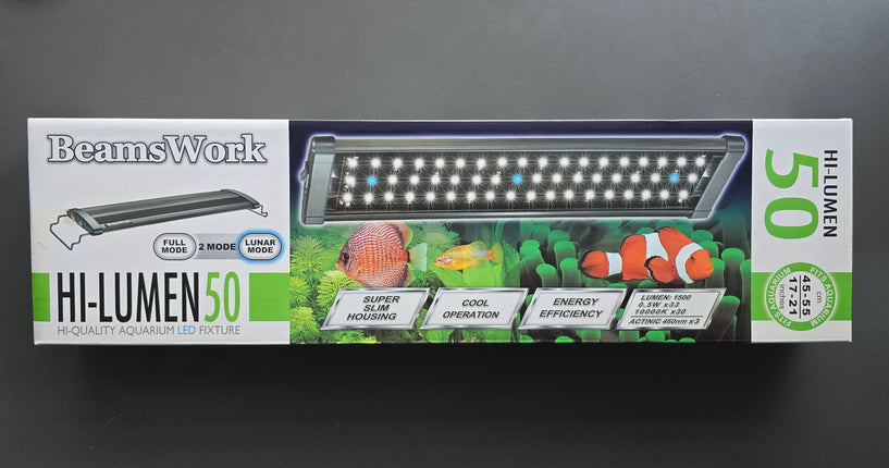 Beams Work HI-LUMEN 50 Refugium LED fixture 45-55 cm