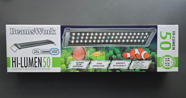 Beams Work HI-LUMEN 50 Refugium LED fixture 45-55 cm
