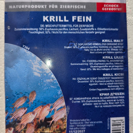 Krill Fein - frozen food - 100g blister