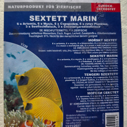 Sextett Marin - frozen food - 100g blister