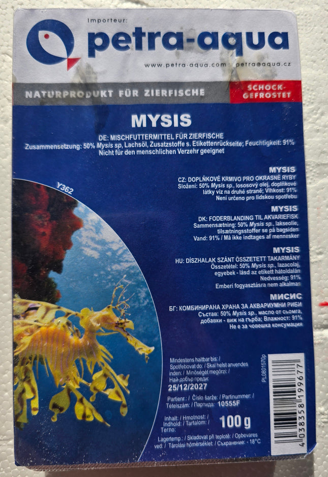 Mysis - Frozen food- 100g blister