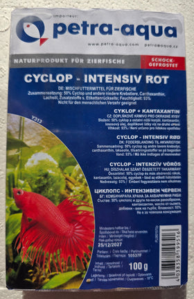 Cyclops -Intensiv Rot - Frozen food - 100g blister
