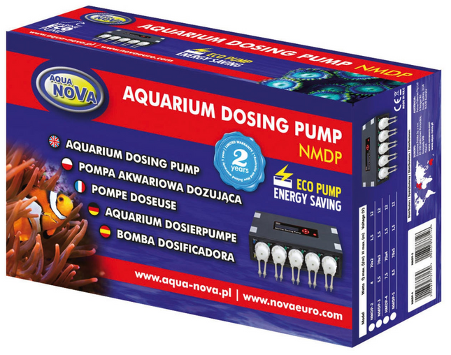 AquaNova NMDP-4 - four chanel peristaltic dosing pump