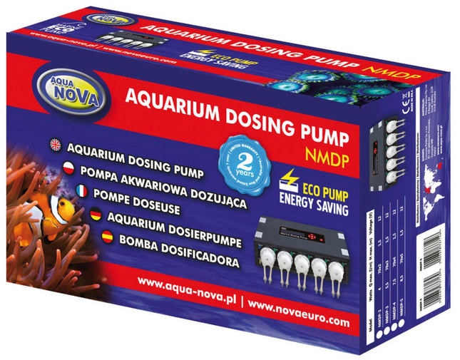 AquaNova NMDP-5 - four chanel peristaltic dosing pump