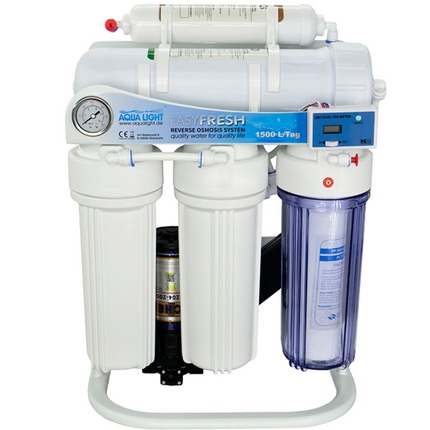 Reverse osmosis SUPER-1500 l/day with booster pump and digital controller