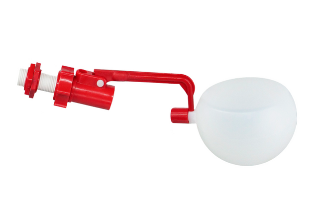 Floating valve, plastic 1/2"